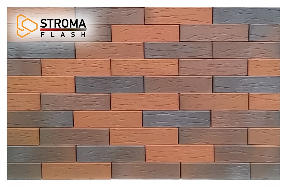 картинка Кирпич облицовочный керамический одинарный Flash Bordo Rust, г. Брянск " СТРОМА" от магазина Компания+